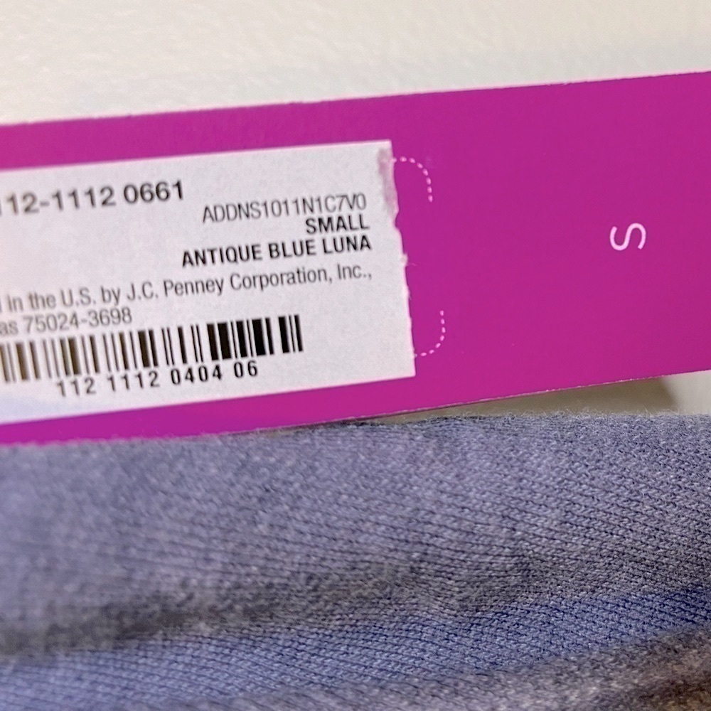 NWT Ambrielle Drawstring Cropped Jogger Sweatpants in Antique Blue Size Small - Picture 6 of 8